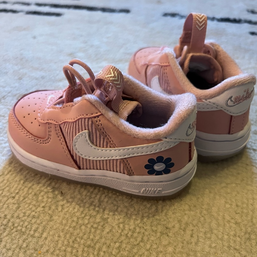 Nike Force 1 Toggle SE "Pink Glaze/White/Purple Dawn" Infant Girls' Shoe